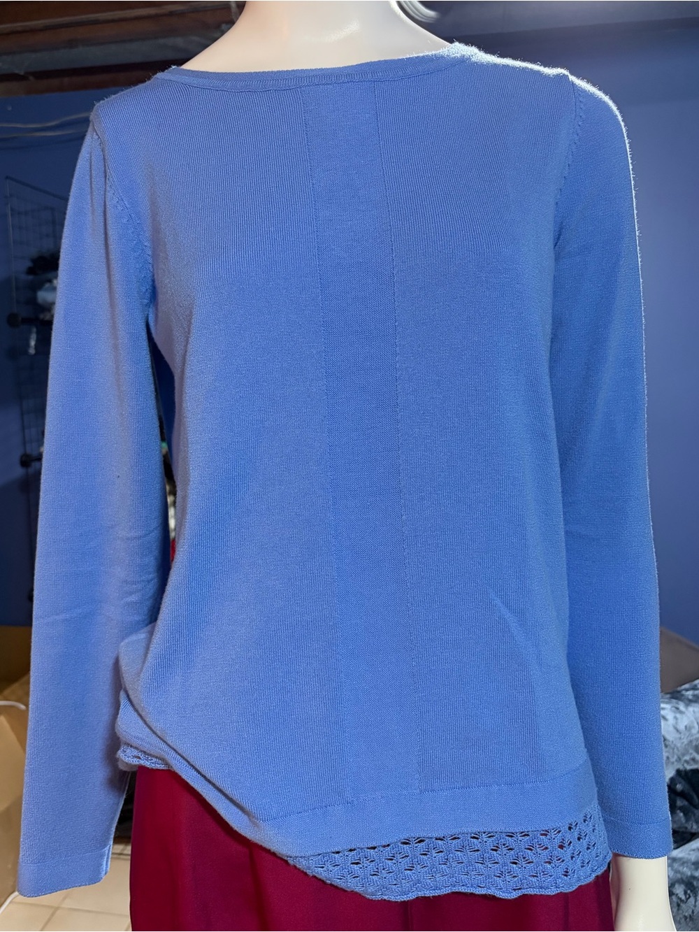 Cyrus Women's Royal Blue Long-Sleeve Tunic Size Small